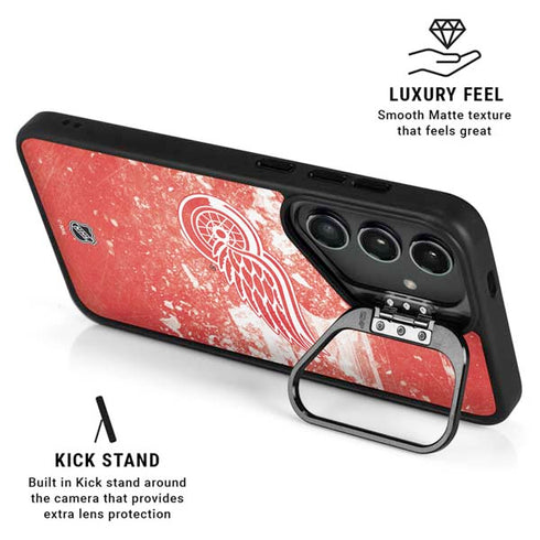 NHL Detroit Red Wings Frozen Galaxy S25 Plus Kickstand Case