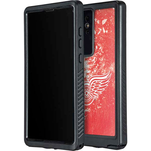 NHL Detroit Red Wings Frozen Galaxy S24 Ultra Waterproof Case