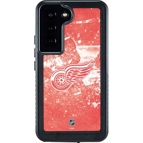 NHL Detroit Red Wings Frozen Galaxy S24 Waterproof Case