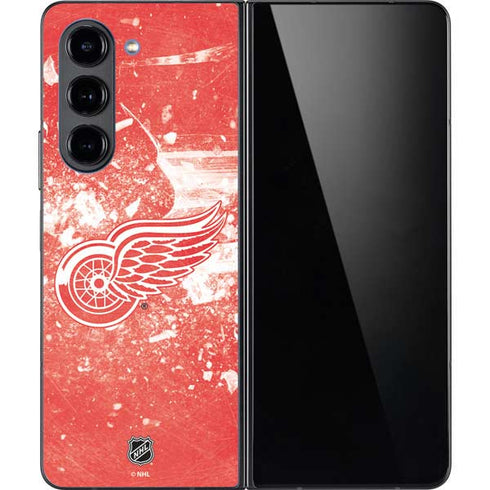 NHL Detroit Red Wings Frozen Galaxy Z Fold5 5G Skin