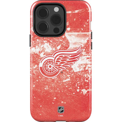 NHL Detroit Red Wings Frozen iPhone 15 Pro Impact Case