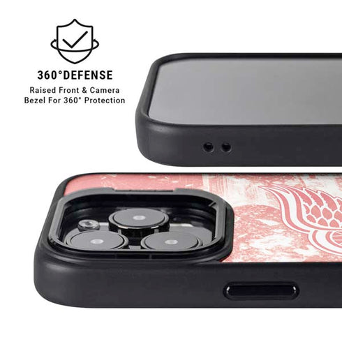 NHL Detroit Red Wings Frozen iPhone 15 Pro Max Kickstand Case