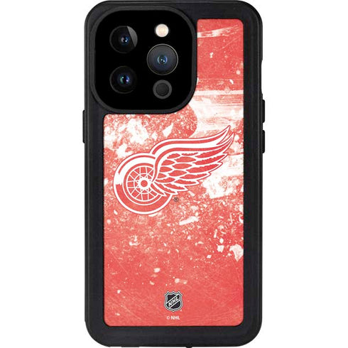 NHL Detroit Red Wings Frozen iPhone 15 Pro Waterproof Case