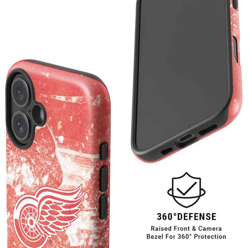 NHL Detroit Red Wings Frozen iPhone 16 Plus Magsafe Impact Case