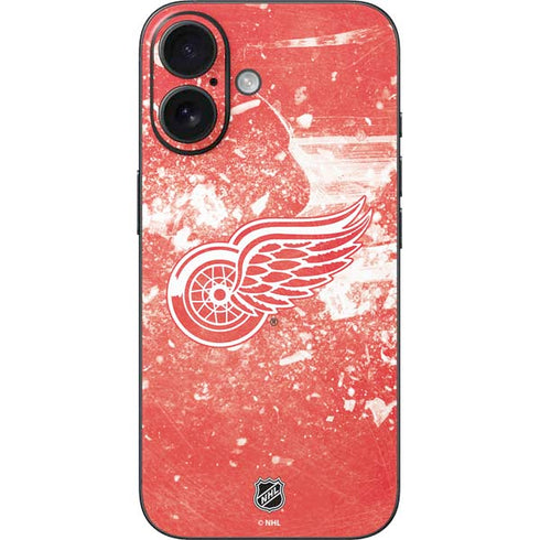 NHL Detroit Red Wings Frozen iPhone 16 Skin