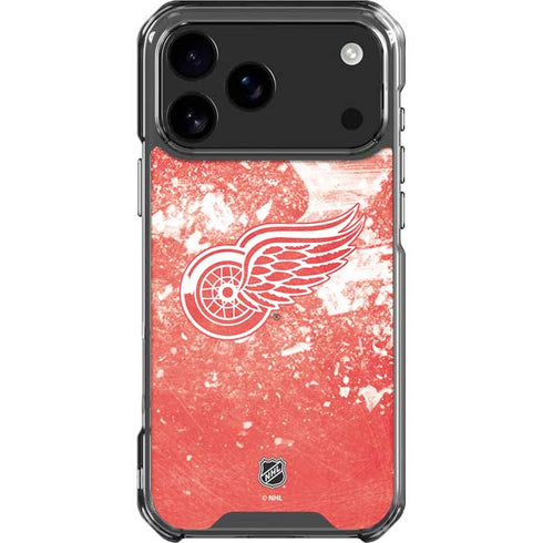 NHL Detroit Red Wings Frozen iPhone 18 Pro Max Clear Case