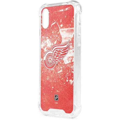 NHL Detroit Red Wings Frozen iPhone XS Clear Case