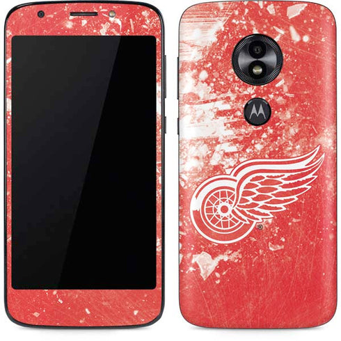 NHL Detroit Red Wings Frozen Moto E5 Play Skin