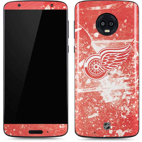 NHL Detroit Red Wings Frozen Moto G6 Skin