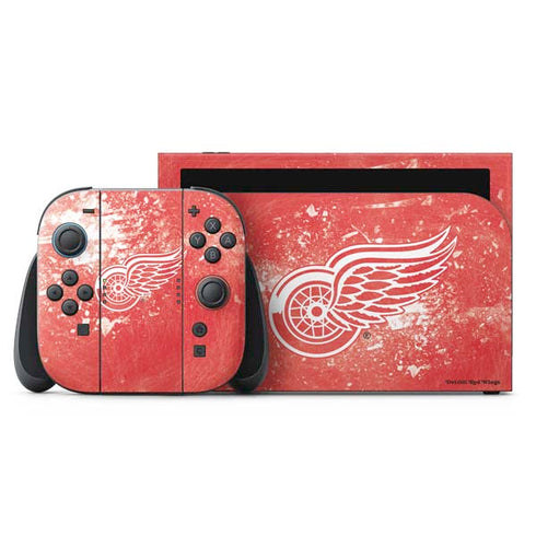 NHL Detroit Red Wings Frozen Nintendo Switch 2 (2025) with Joy-Con Skin