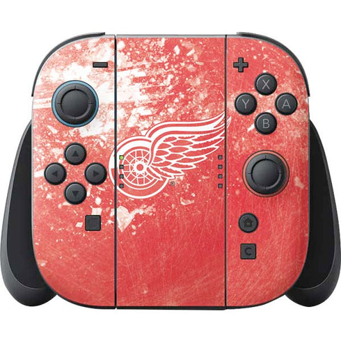 NHL Detroit Red Wings Frozen Nintendo Switch 2 (2025) Joy-Con Controller Skin