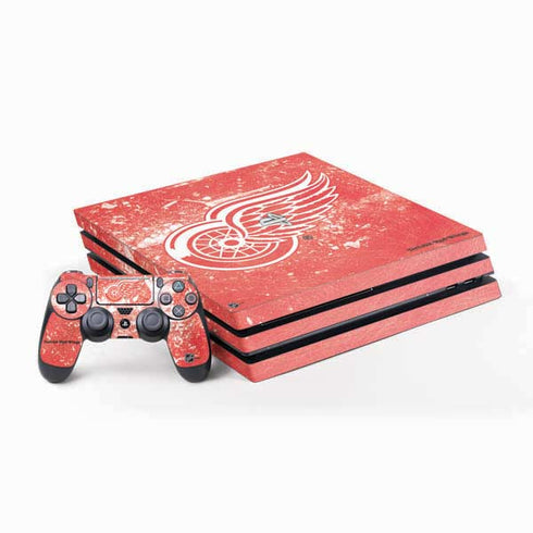 NHL Detroit Red Wings Frozen PlayStation PS4 Skins