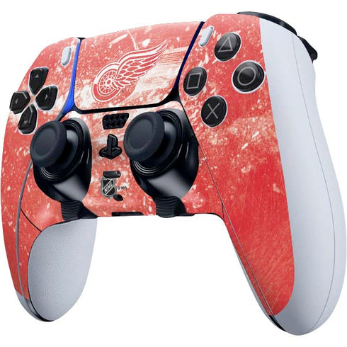 NHL Detroit Red Wings Frozen PS5 DualSense Edge Pro Controller Skin