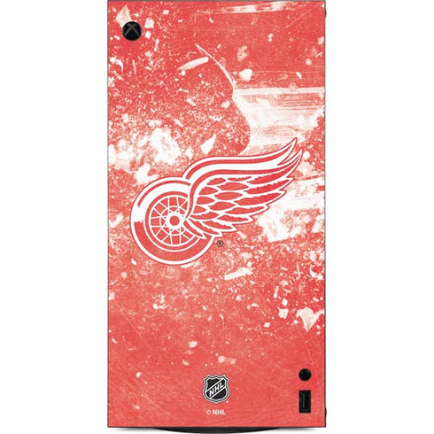 NHL Detroit Red Wings Frozen XBox Series X Digital Edition Console Skin