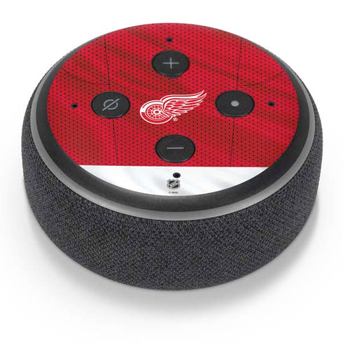 NHL Detroit Red Wings Home Jersey Amazon Echo Dot Skin