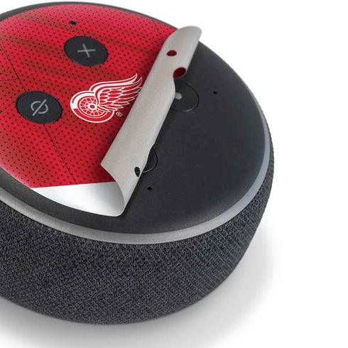 NHL Detroit Red Wings Home Jersey Amazon Echo Dot Skin