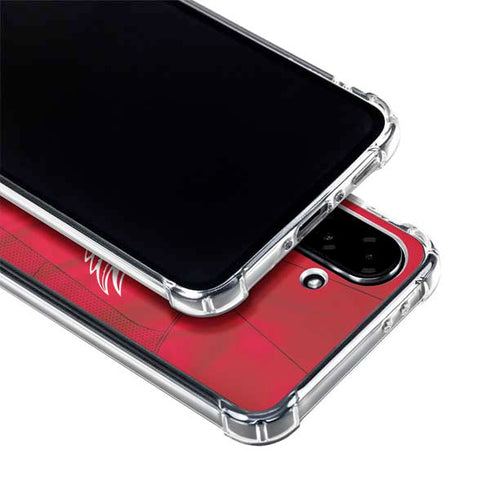 NHL Detroit Red Wings Home Jersey Galaxy A36 5G Clear Case