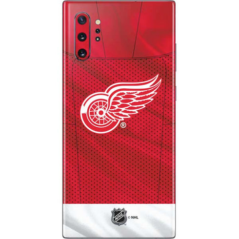 NHL Detroit Red Wings Home Jersey Galaxy Note 10 Plus Skin