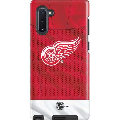 NHL Detroit Red Wings Home Jersey Galaxy Cases