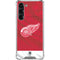 NHL Detroit Red Wings Home Jersey Galaxy S24 FE Clear Case