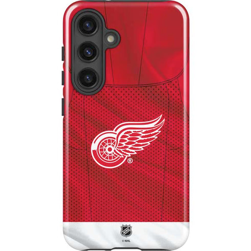 NHL Detroit Red Wings Home Jersey Galaxy S25 Impact Case