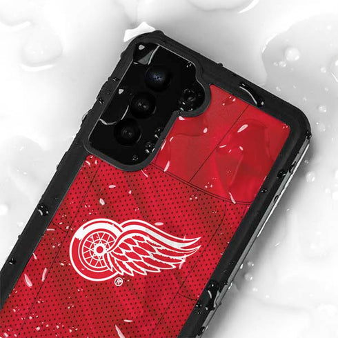NHL Detroit Red Wings Home Jersey Galaxy S24 Plus Waterproof Case