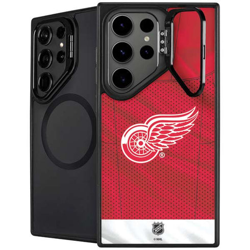 NHL Detroit Red Wings Home Jersey Galaxy S24 Ultra Kickstand Case