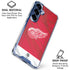 NHL Detroit Red Wings Home Jersey Galaxy S25 FE Clear Case