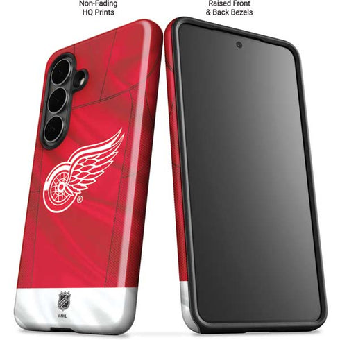 NHL Detroit Red Wings Home Jersey Galaxy S26 Impact Case