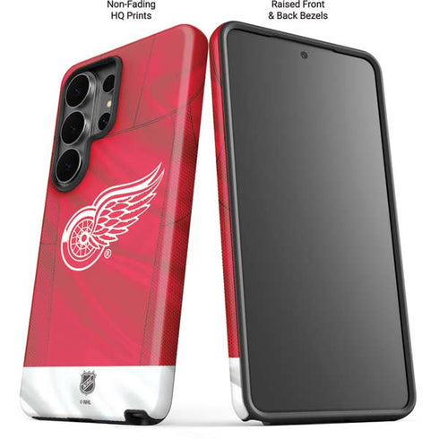 NHL Detroit Red Wings Home Jersey Galaxy S26 Ultra Impact Case