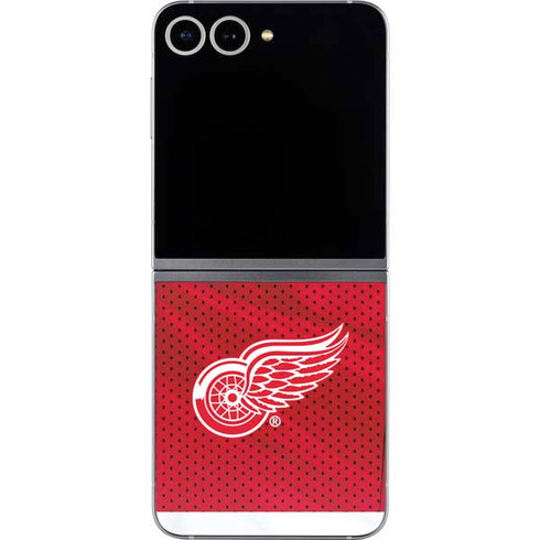NHL Detroit Red Wings Home Jersey Galaxy Z Flip6 Skin
