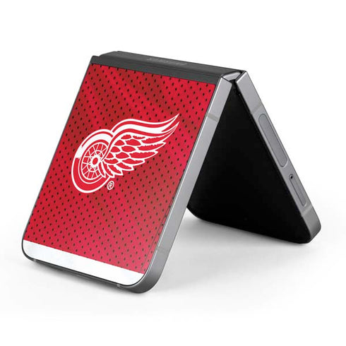 NHL Detroit Red Wings Home Jersey Galaxy Z Flip6 Skin