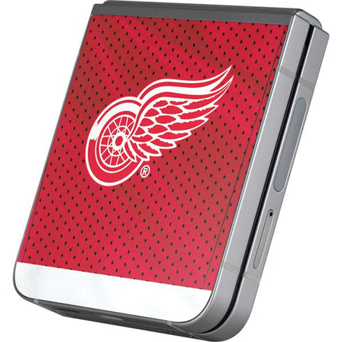 NHL Detroit Red Wings Home Jersey Galaxy Z Flip6 Skin