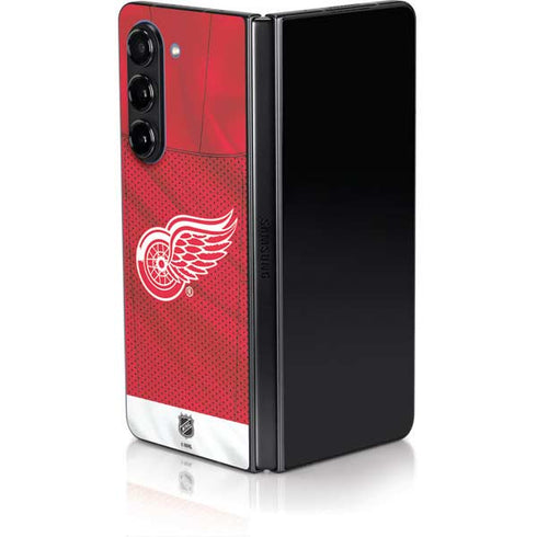 NHL Detroit Red Wings Home Jersey Galaxy Z Fold5 5G Skin