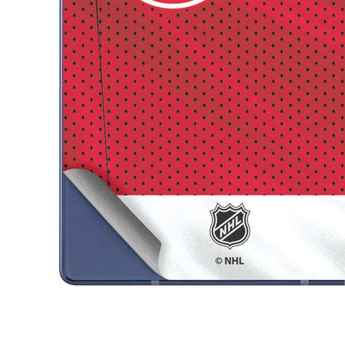 NHL Detroit Red Wings Home Jersey Galaxy Z Fold6 Skin