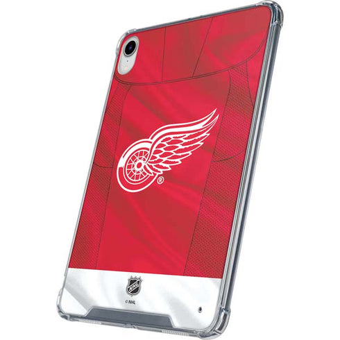 NHL Detroit Red Wings Home Jersey iPad 11th Gen (2025) Clear Case