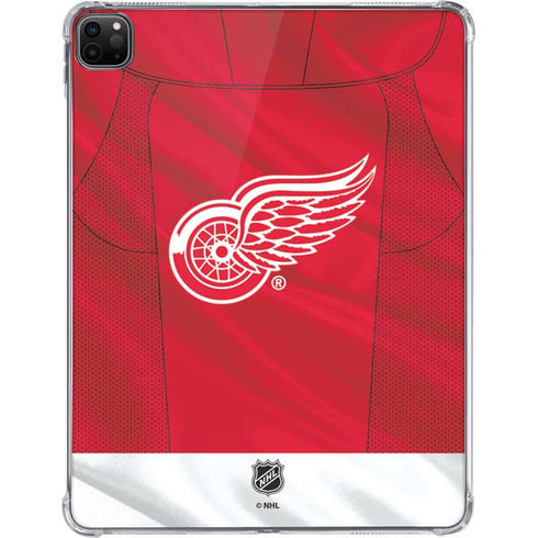 NHL Detroit Red Wings Home Jersey iPad Pro 11in (2024) Clear Case