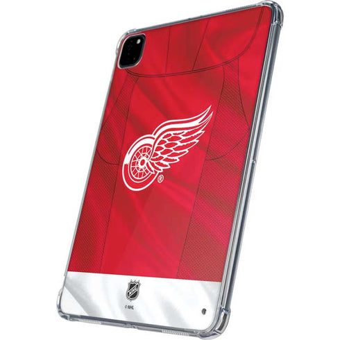 NHL Detroit Red Wings Home Jersey iPad Pro 11in (2024) Clear Case