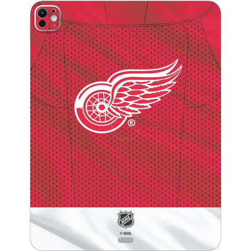 NHL Detroit Red Wings Home Jersey iPad Pro 13in M4 (2024) Skin