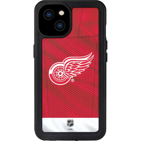 NHL Detroit Red Wings Home Jersey iPhone 15 Plus Waterproof Case