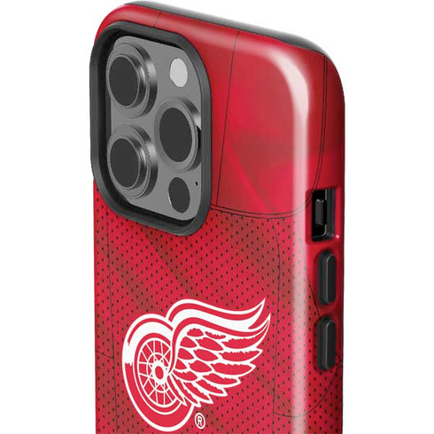 NHL Detroit Red Wings Home Jersey iPhone 15 Pro Impact Case