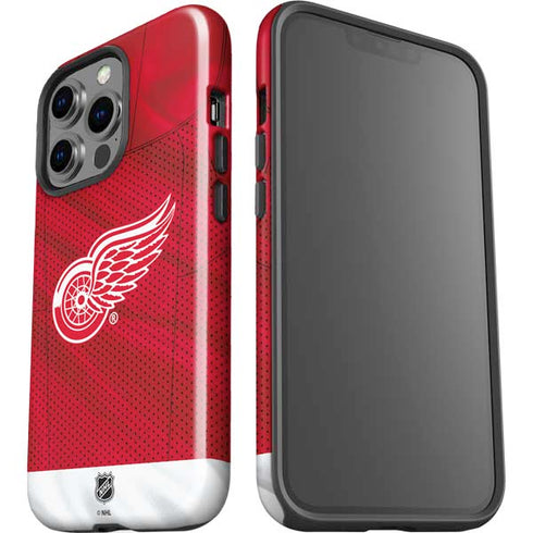 NHL Detroit Red Wings Home Jersey iPhone 15 Pro Impact Case