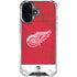 NHL Detroit Red Wings Home Jersey iPhone 16 Clear Case