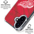 NHL Detroit Red Wings Home Jersey iPhone 16 Clear Case