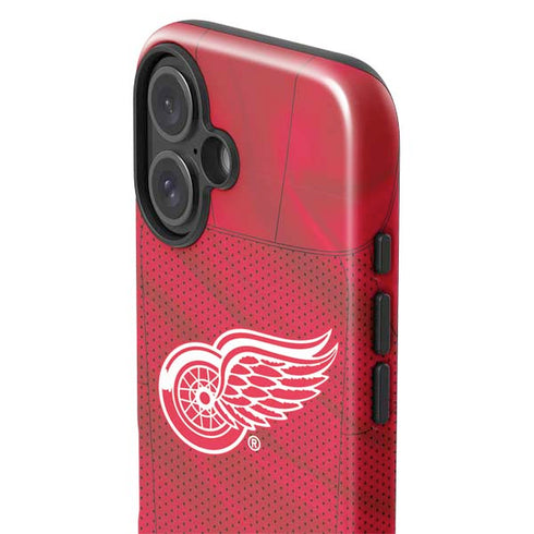 NHL Detroit Red Wings Home Jersey iPhone 16 Impact Case