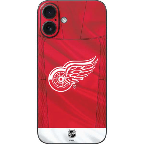 NHL Detroit Red Wings Home Jersey iPhone 16 Plus Skin