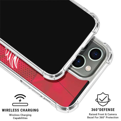 NHL Detroit Red Wings Home Jersey iPhone 16 Pro Clear Case