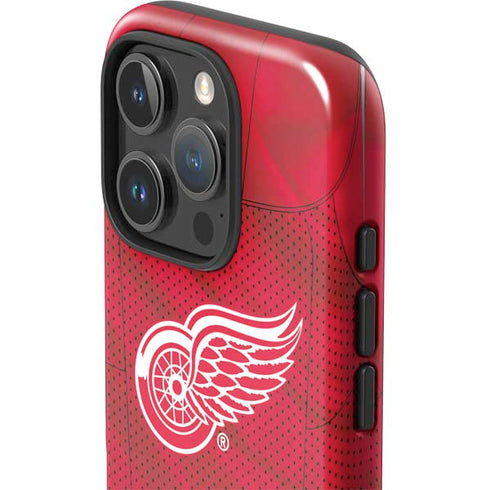 NHL Detroit Red Wings Home Jersey iPhone 16 Pro Impact Case