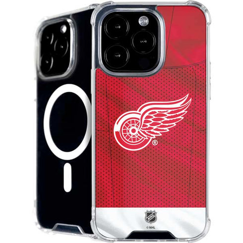 NHL Detroit Red Wings Home Jersey iPhone 16 Pro MagSafe Case
