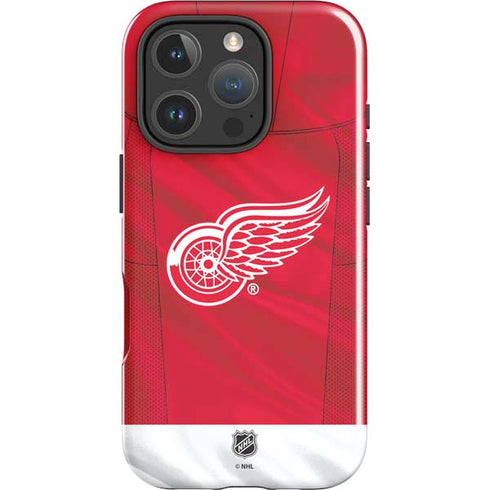 NHL Detroit Red Wings Home Jersey iPhone 16 Pro Max Impact Case